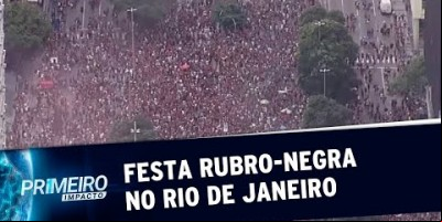Flamengo celebra título da Libertadores com multidão rubro-negra no Rio 