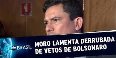 PL Abuso de autoridade: Moro lamenta derrubada de vetos presidenciais | SBT Brasil...