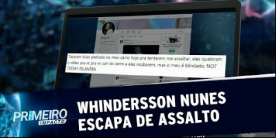 Whindersson Nunes escapa de assalto e brinca com a situação (19/08/19)